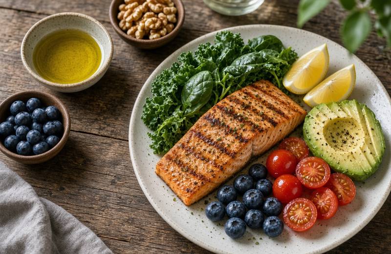 Salmon plate
